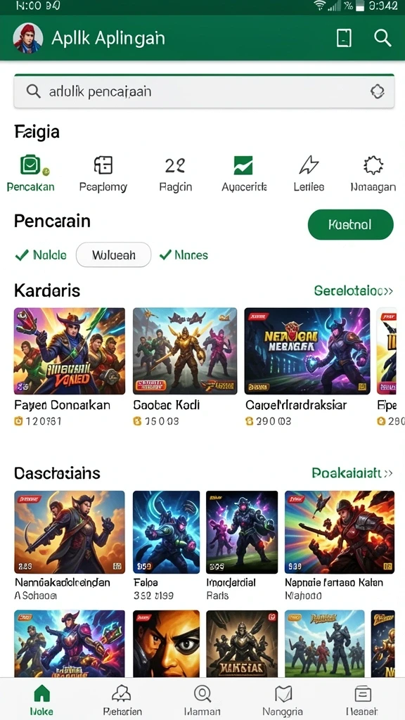 1234bets - Tampilan utama aplikasi 1234BETS yang menarik.