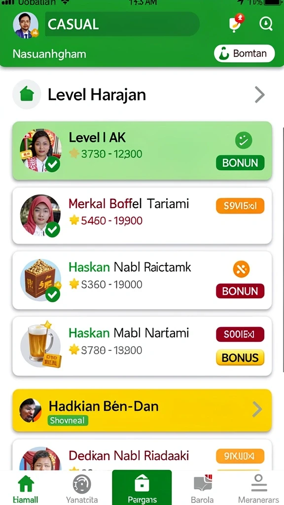 7777w - Mode permainan yang bervariasi dan menantang.