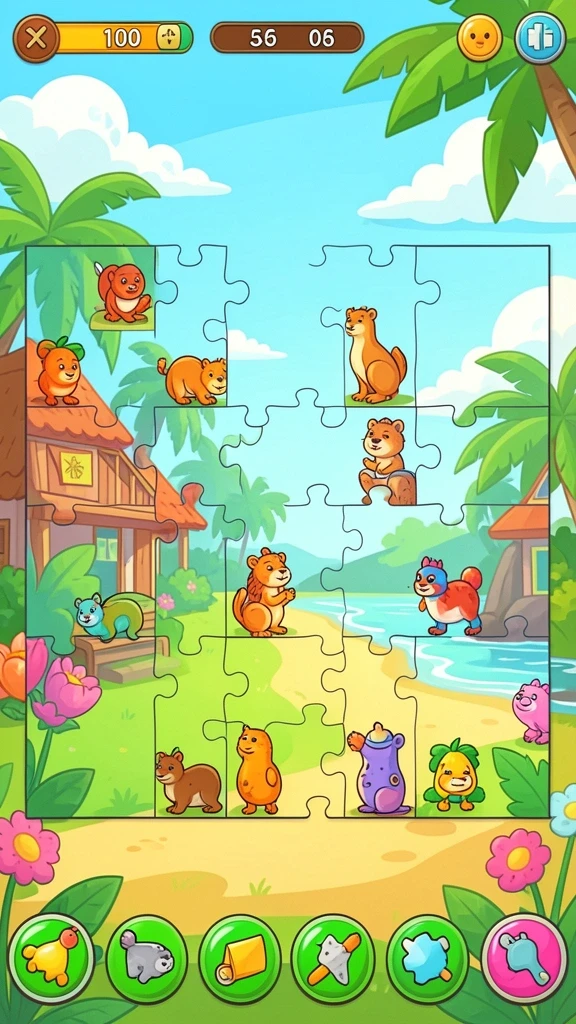 7game - Tampilan antarmuka yang intuitif dan menarik.
