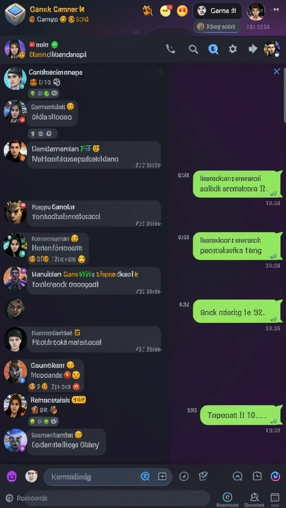 krisna96 - Grafis yang cerah dan menarik perhatian.