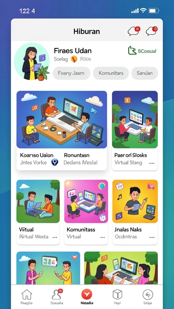 newidn - Tampilan antarmuka yang ramah pengguna dan menarik.