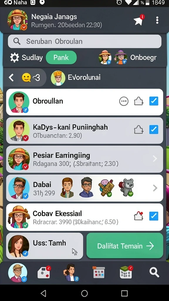 rr777 - Screenshot menggambarkan karakter utama dalam aksi.